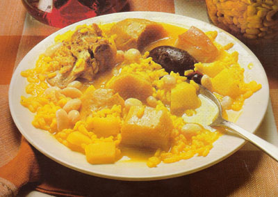 Rice with Beans and Turnips